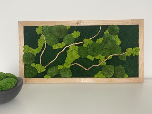 Mechový obraz 80x40cm — foto 3