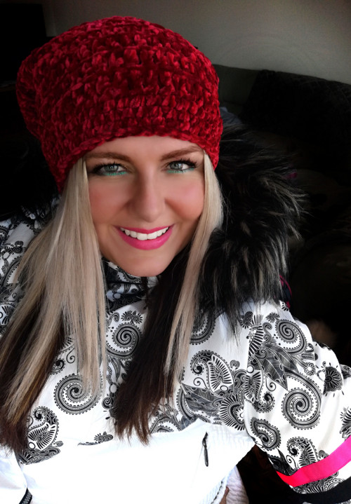 Sametová háčkovaná houmeleska /SKLADEM — foto 2