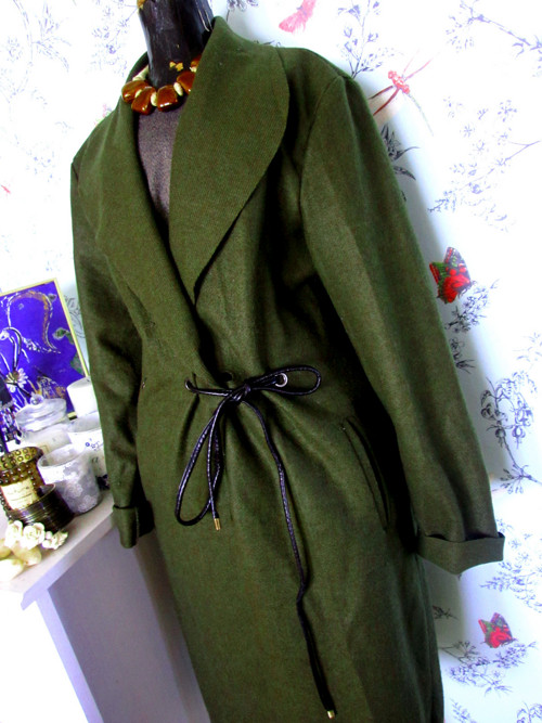 Jarní kabát zavinovací, wrap — foto 3