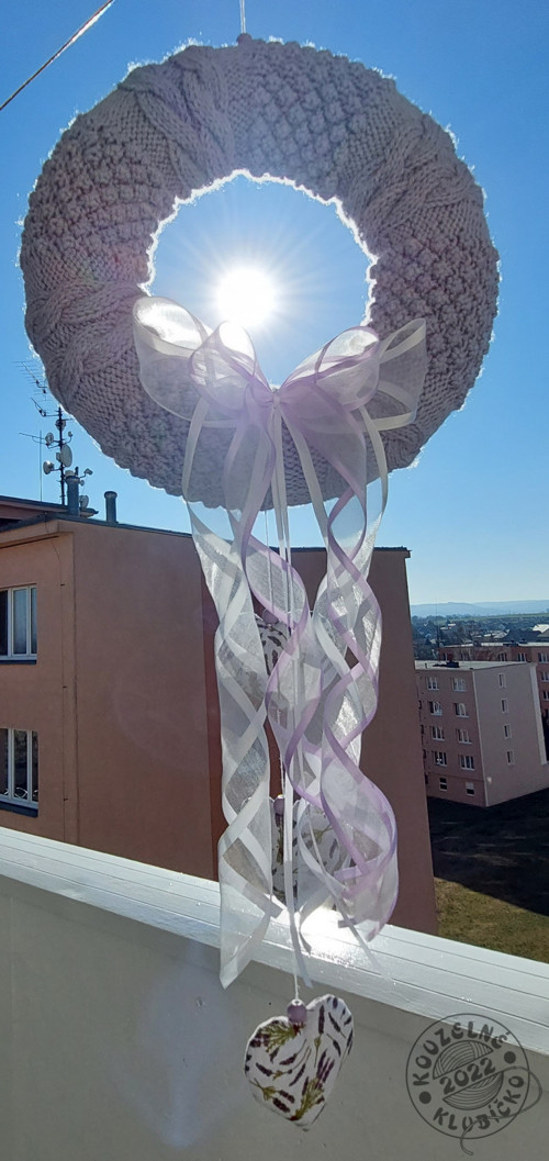 Věnec LEVANDULOVÝ 27 cm — foto 3