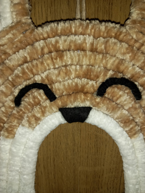 Macramé zvířátko Králíček Ø 40 cm — foto 3