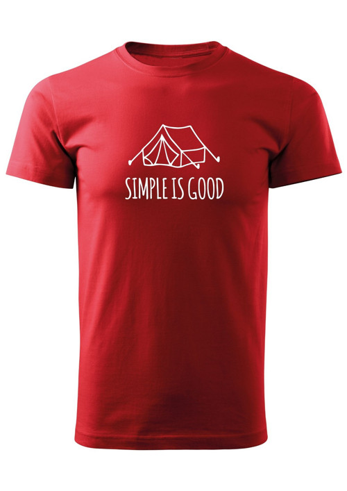 Pánské tričko "SIMPLE IS GOOD" — foto 3