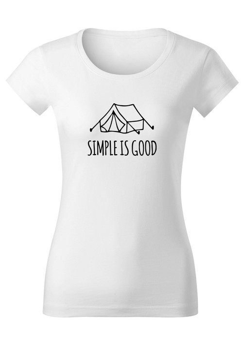 Dámské tričko "SIMPLE IS GOOD" — foto 2