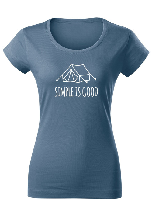 Dámské tričko "SIMPLE IS GOOD" — foto 3