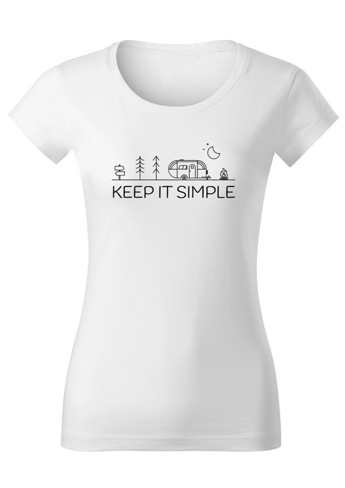 Dámské tričko "KEEP IT SIMPLE" — foto 3