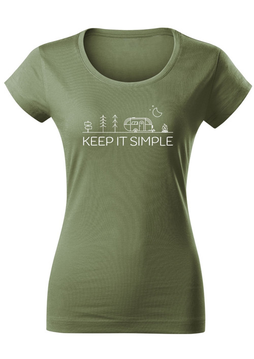 Dámské tričko "KEEP IT SIMPLE" — foto 2