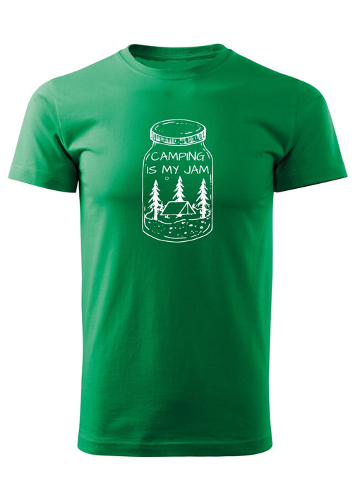 Pánské tričko "Camping is my jam" — foto 2