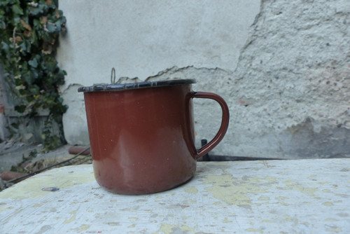 Na kávu... smaltovaný hrníček — foto 3