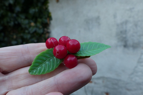 Jeřabiny do vlasů...sponka — foto 3
