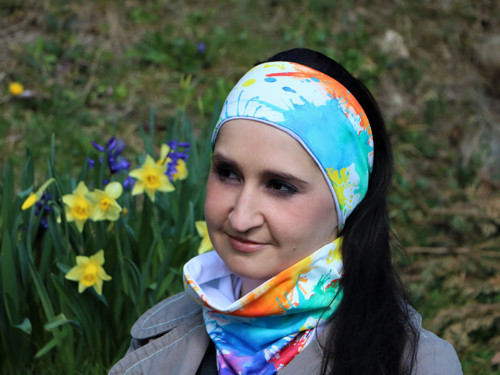 Úpletová čelenka machule — foto 3