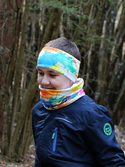 Úpletová čelenka machule — foto 2