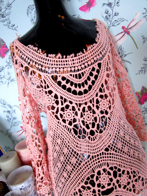 Tunika boho háčkovaná — foto 3