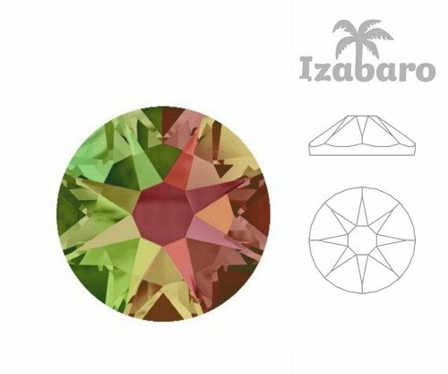 72ks Izabaro Crystal Vitrail Medium 001vm Ss30 — foto 3