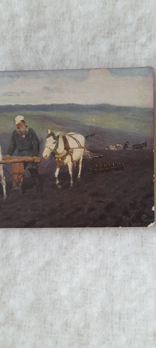 Hrabě Lev Tolstoj na polích - E. E. Repin — foto 3