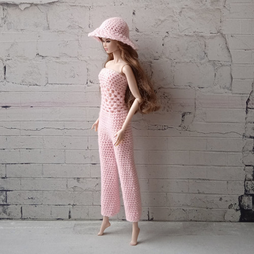 Oblečky pro Barbie,FR,Integrity - overal, klobouk — foto 3