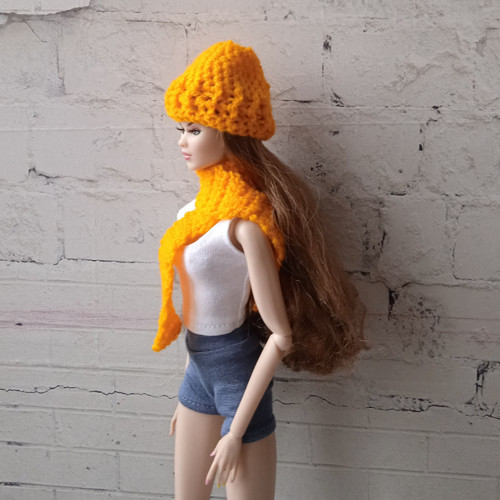 Oblečky pro Barbie, FR, Integrity - čepice, šála — foto 3