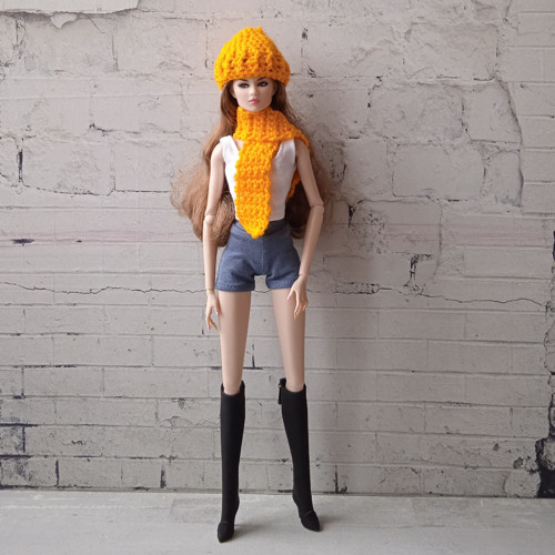 Oblečky pro Barbie, FR, Integrity - čepice, šála — foto 2