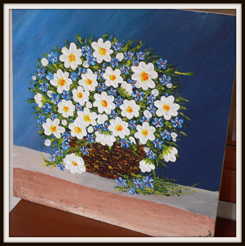 Kopretiny 25 x 25 cm — foto 2