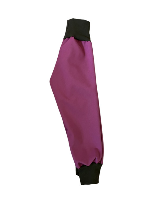 Softshell kalhoty Basic malina/hnědá VEL. 86-140 — foto 3