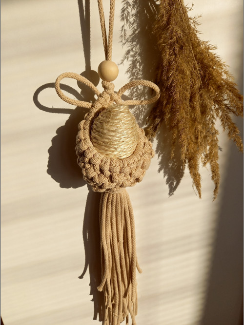 Velikonoční macramé zajda s nadílkou — foto 3