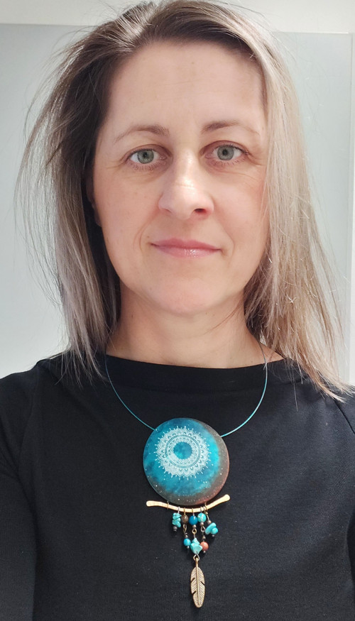 Přívěsek tyrkysová mandala — foto 6