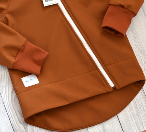 Softshell bunda - karamel 86/92 SKLADEM — foto 4