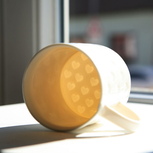 Srdcový prosvítavý - porcelán — foto 5