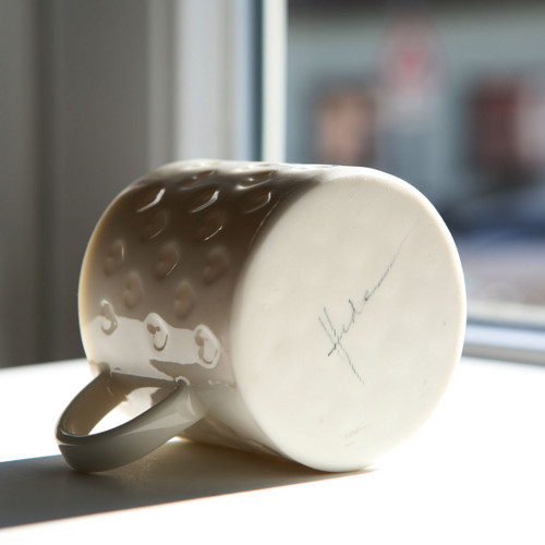 Srdcový prosvítavý - porcelán — foto 5