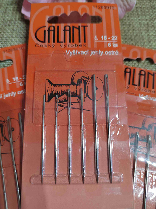 Jehly GALANT vyšívací ostré — foto 2