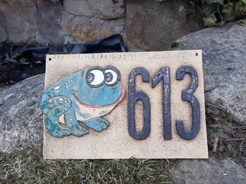 Domovní číslo s žabkou — foto 4