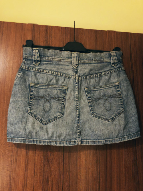 Mini jeans sukně — foto 2