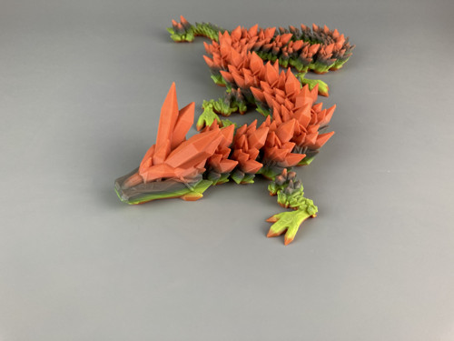 Krystalový drak - 60cm, 3D tisk — foto 5