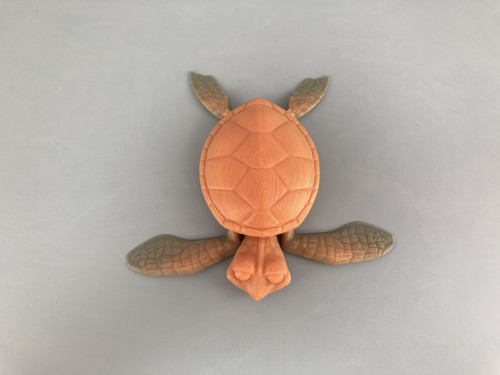 Mořská želva, flexi hračka, 3D tisk — foto 2