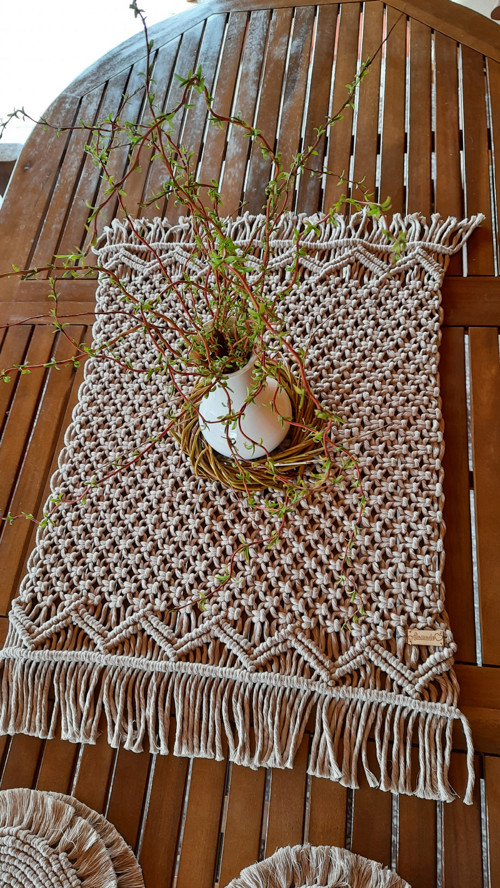 Macramé prostírání — foto 2