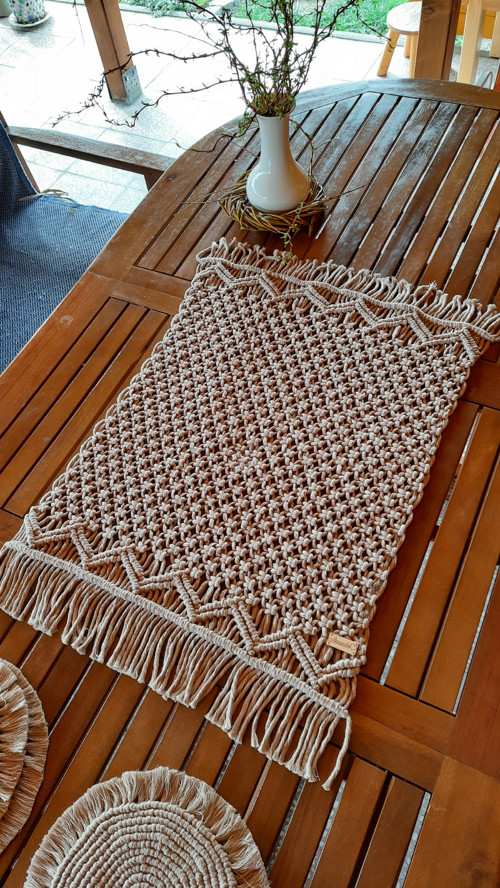 Macramé prostírání — foto 3