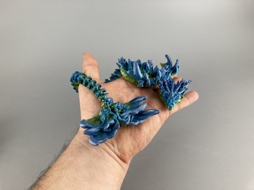 Korálový drak - 36cm, 3D tisk — foto 3