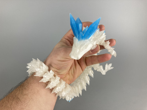 Krystalový drak - 60cm, 3D tisk — foto 4