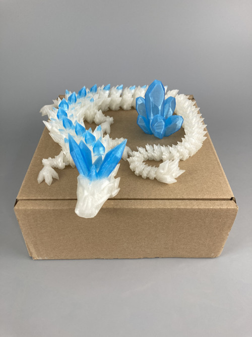 Krystalový drak - 60cm, 3D tisk — foto 6