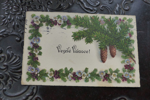 Veselé Vánoce!...stará pohlednice — foto 2