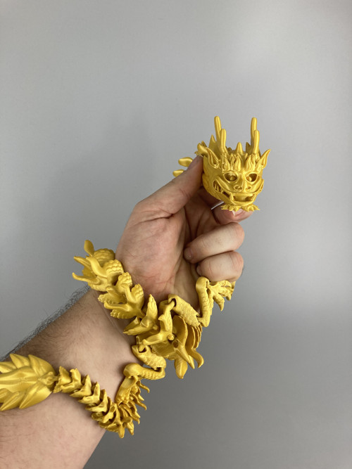 Flexi imperiální drak - 68cm, 3D tisk — foto 3