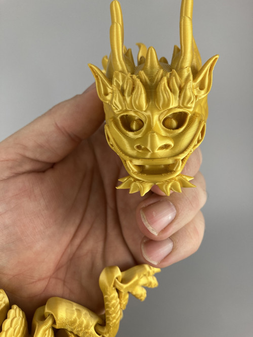 Flexi imperiální drak - 68cm, 3D tisk — foto 5