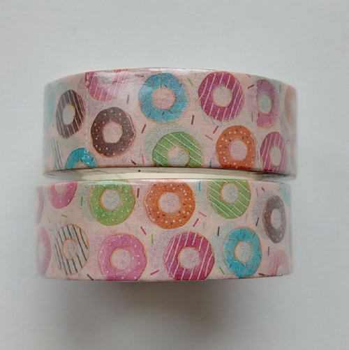 Washi pásky. Barevné koblihy. — foto 2