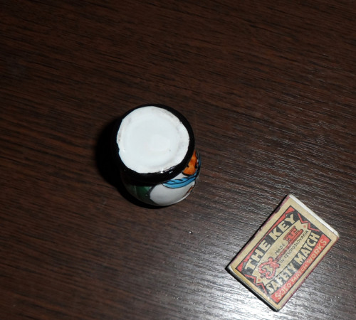 Keramická miniatura, VÁZIČKA, ruční malba — foto 6