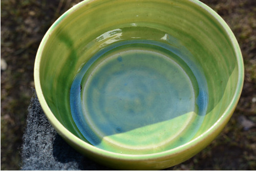 Zelené talíře, hluboké 17 cm — foto 3