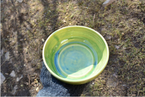 Zelené talíře, hluboké 17 cm — foto 4