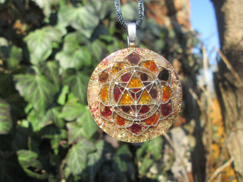 Org. šperk ,,Sri Yantra Slunce" — foto 4