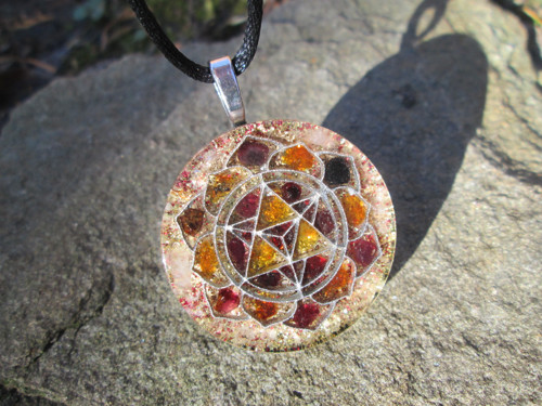 Org. šperk ,,Sri Yantra Slunce" — foto 5
