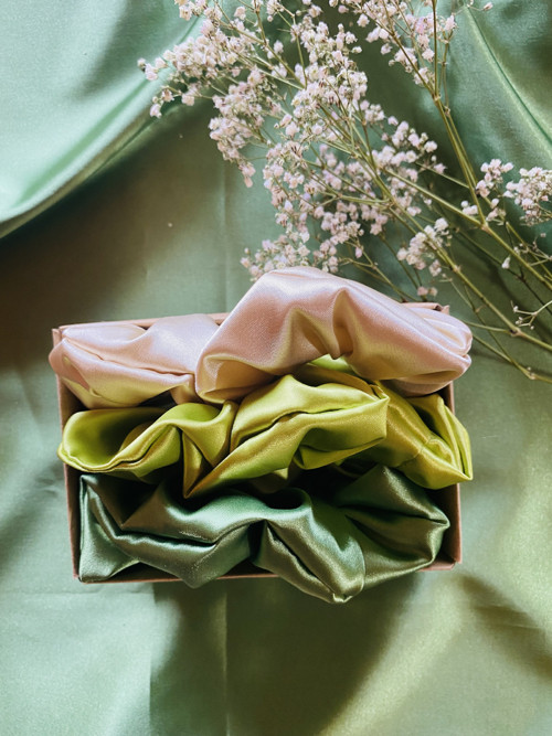 Scrunchie velká béžová — foto 2