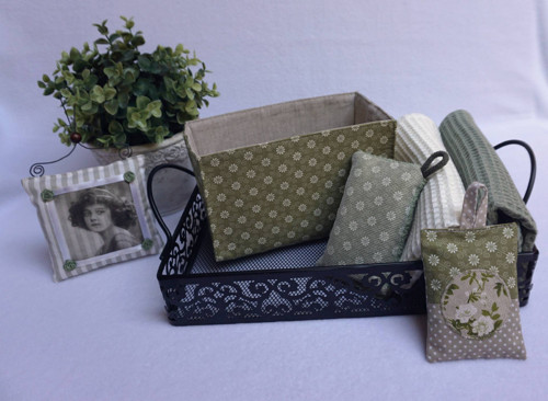 Textilní košíček - SLEVA 25% — foto 2