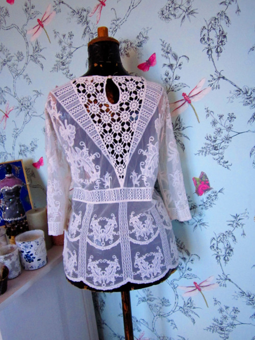 Halenka boho rustic celokrajková — foto 4